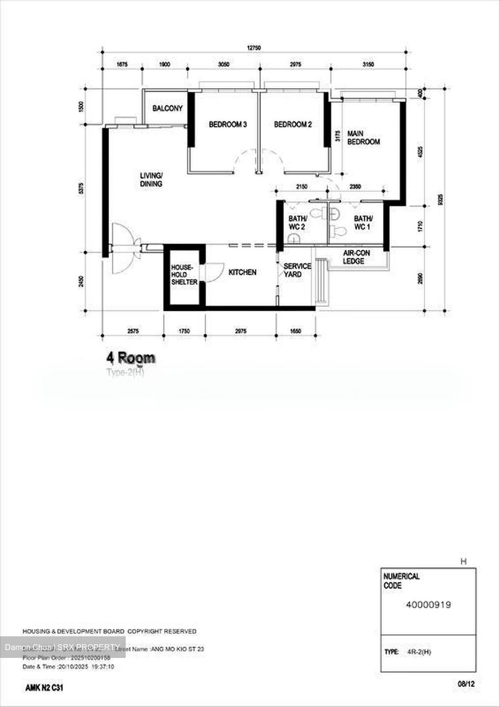 Blk 228A Ang Mo Kio Court (Ang Mo Kio), HDB 4 Rooms #507399021
